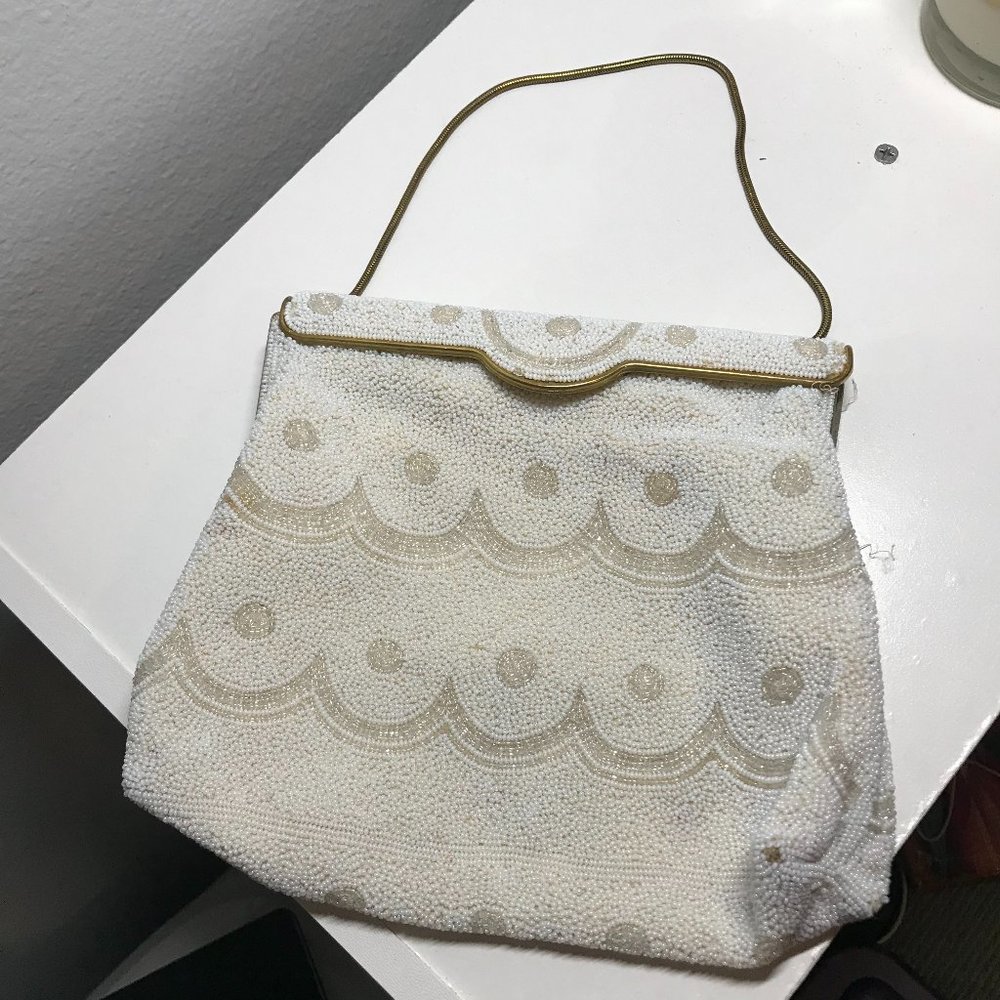 Vintage Michel Swiss Beaded Evening Bag Clutch